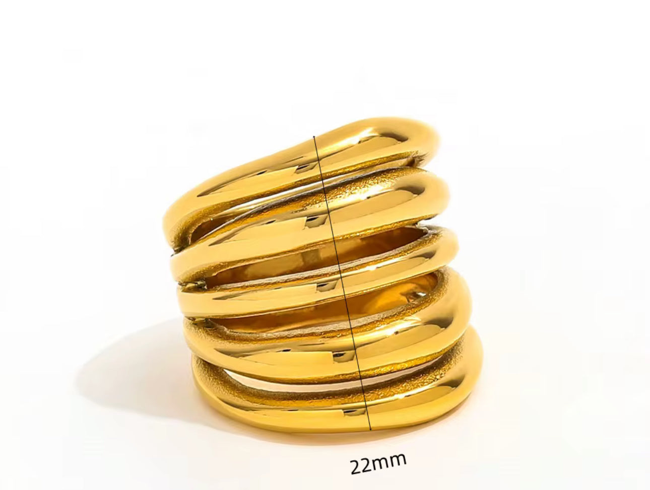 Chunky ring (corre pequeño)