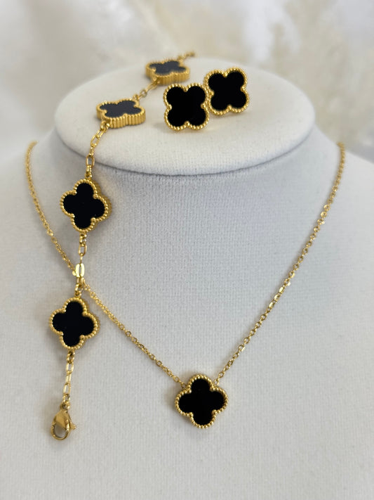 Clover 3 pcs negro