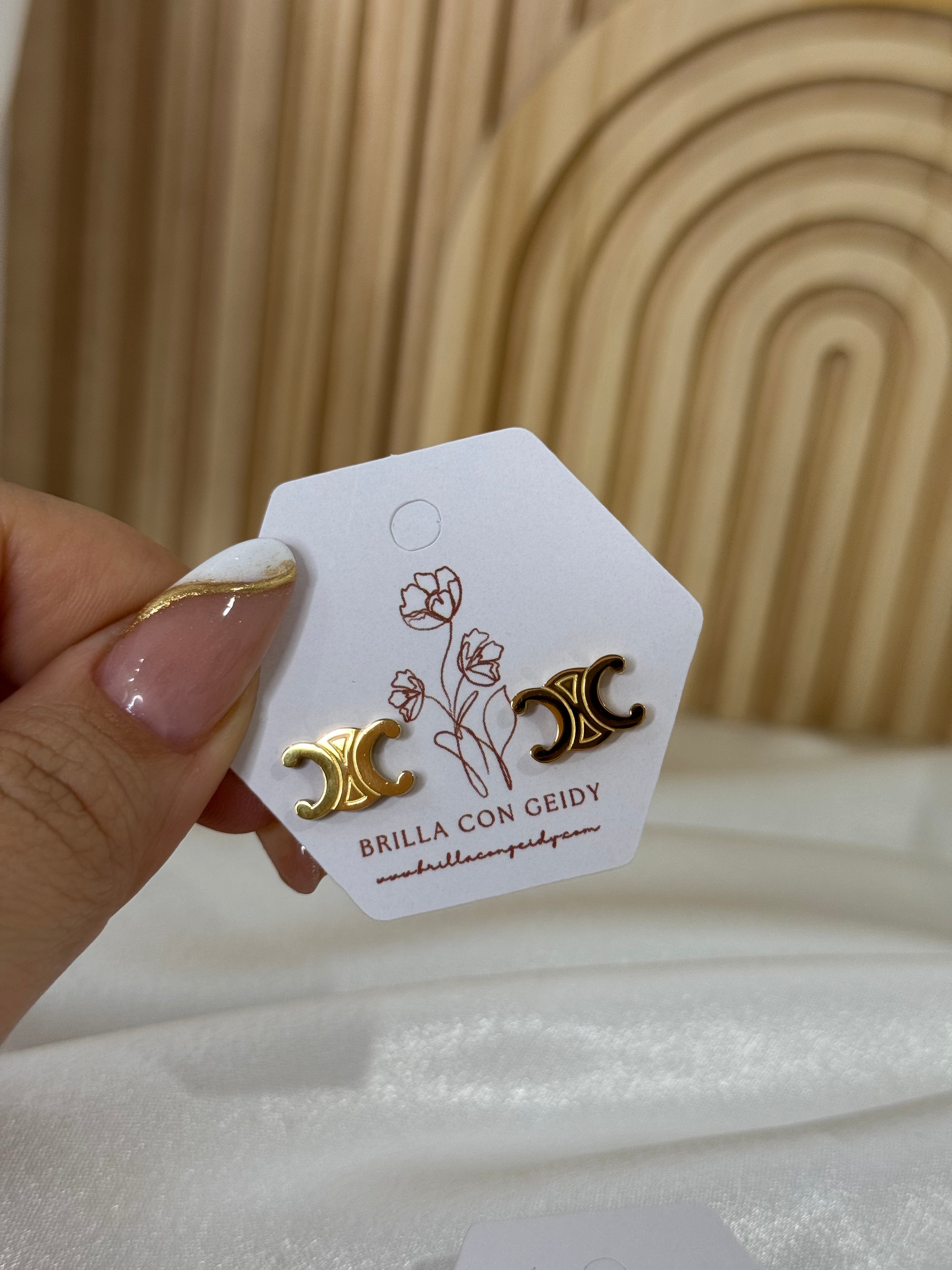 Cel earrings