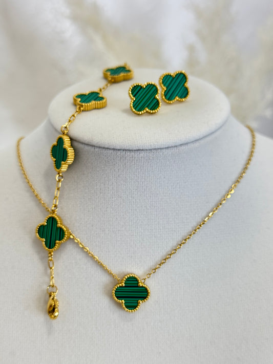 Clover 3 pcs verde