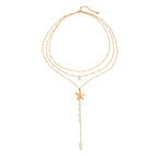 Layered necklaces
