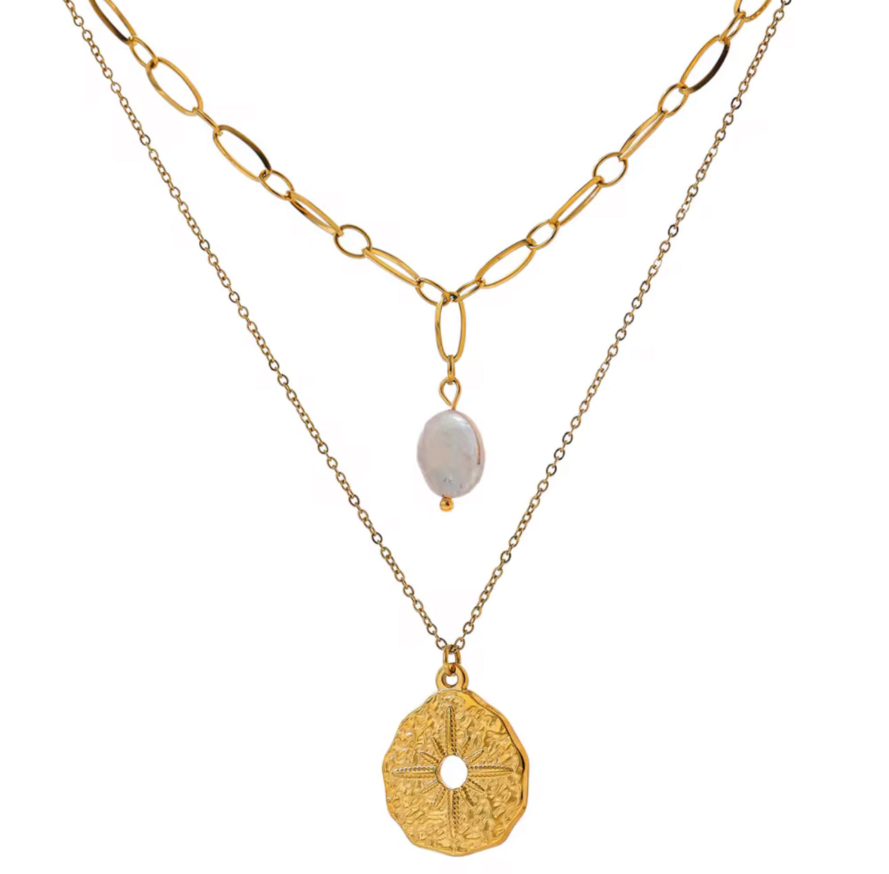 Layered necklace