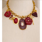 Red Charms Choker