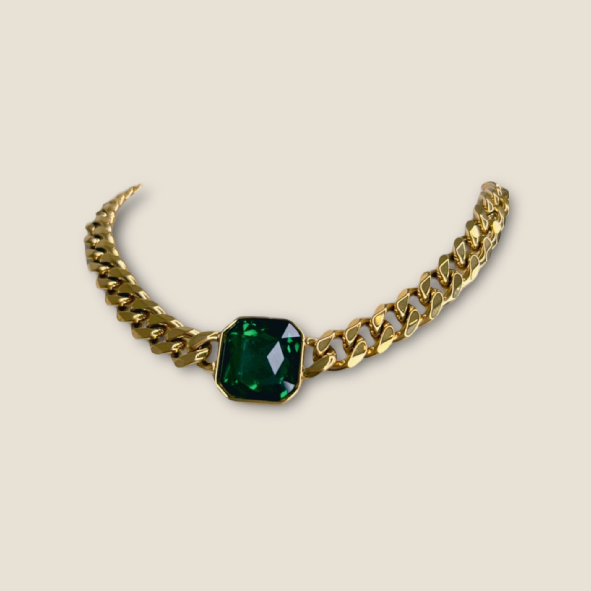 Big Emerald Choker